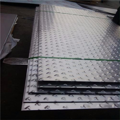 SUS 2B Bề mặt 304 Stainless Steel Bảng mảng chống trượt 1.5mm Bảng thép đúc