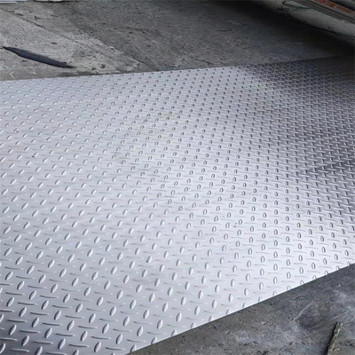 SUS 2B Bề mặt 304 Stainless Steel Bảng mảng chống trượt 1.5mm Bảng thép đúc