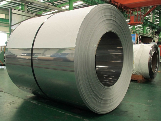 Cuộn gương thép đánh bóng dày 6mm TUV 1500 Chiều rộng BA Cuộn thép không gỉ