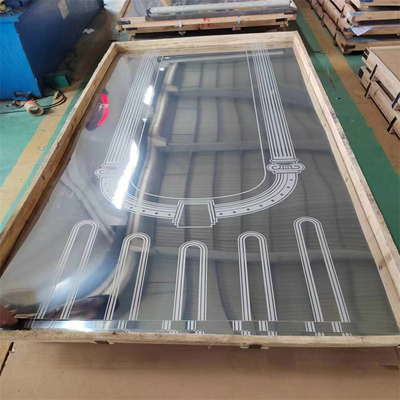 Tấm khắc bằng thép không gỉ 304 Mẫu tùy chỉnh Độ dày 0,8mm Chiều rộng 1500mm Chiều dài 6000mm Cán nguội