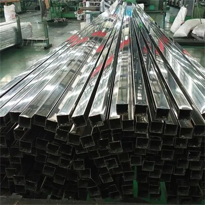 Ống thép hình chữ nhật bằng thép không gỉ 316L tùy chỉnh 50 * 50mm 50 * 100mm