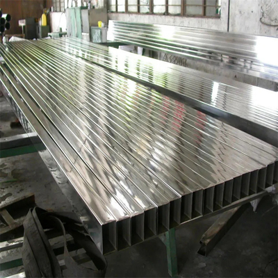 Ống vuông bằng thép không gỉ 100 * 100 * 5 mm Bề mặt 8K được đánh bóng hoặc chải 304