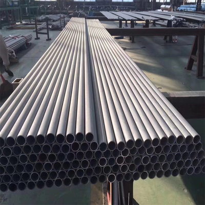 SS201 101mm OD ống thép không gỉ liền mạch 8mm Độ dày đường tóc 8K tiêu chuẩn EN