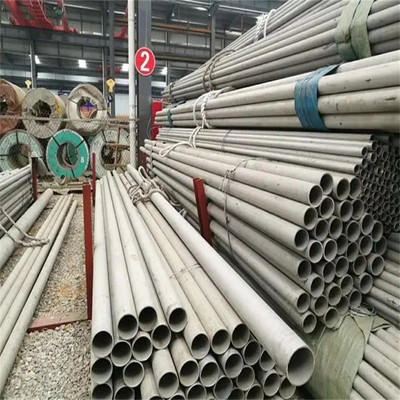 SS201 101mm OD ống thép không gỉ liền mạch 8mm Độ dày đường tóc 8K tiêu chuẩn EN